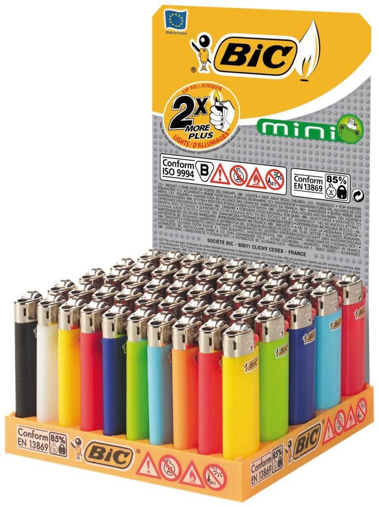 BIC Mini Lighters Assorted Colors